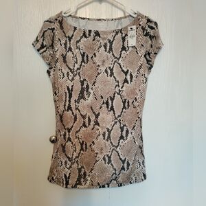 Express Snake Print Women's Top